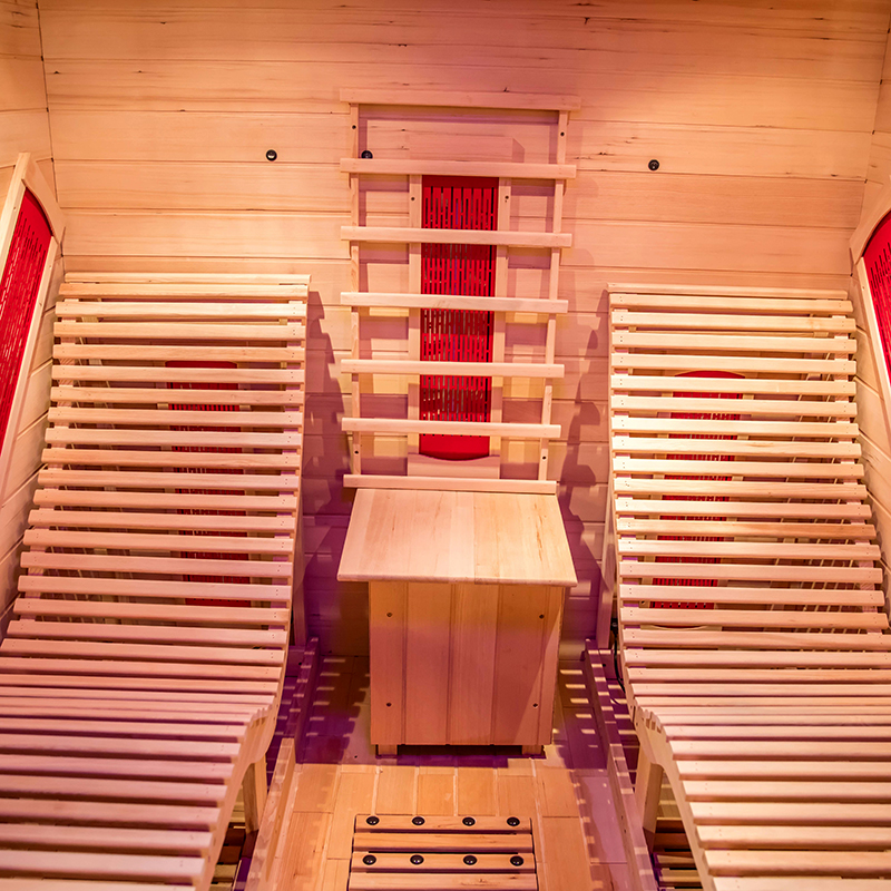 Lay-Down Low-EMF Infrared Sauna with Split Heater Zones CSA-786 reference view 3