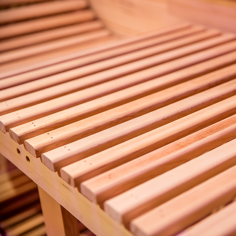 Lay-Down Low-EMF Infrared Sauna with Split Heater Zones CSA-786 reference view 4