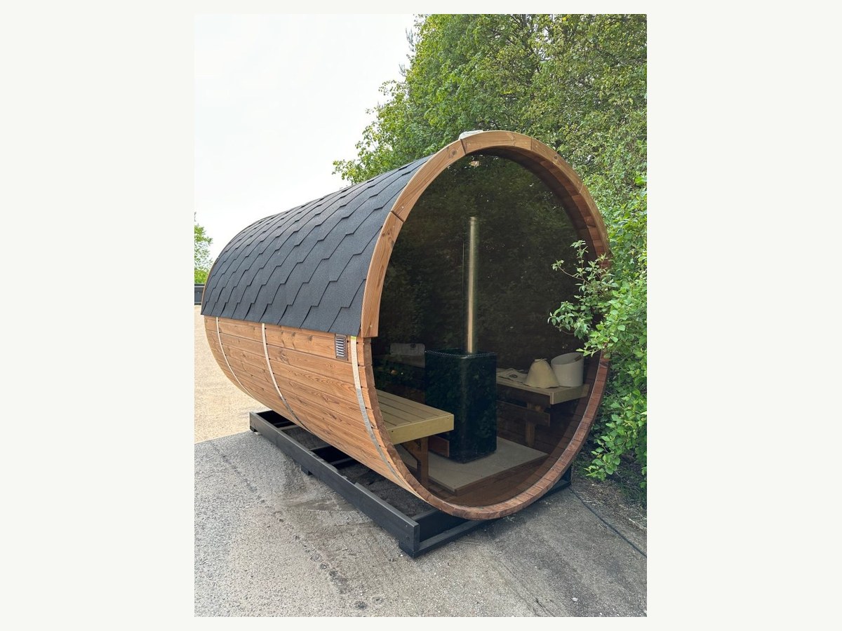 Nordic-Style Open-Concept Barrel Sauna CSA-79 additional product view