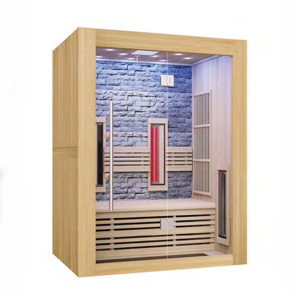 Two-Person Stone-Back Full-Spectrum Infrared Sauna product image