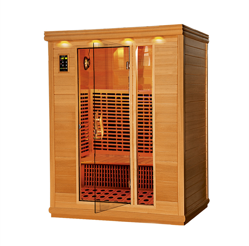 Full-Width Glass Infrared Sauna with Multi-Zone Heating product image