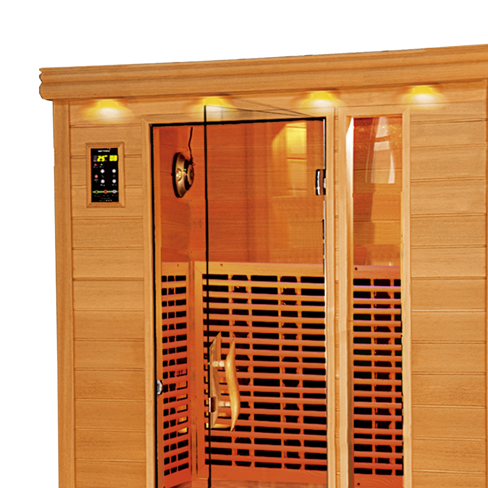 Full-Width Glass Infrared Sauna with Multi-Zone Heating CSA-794 reference view 3