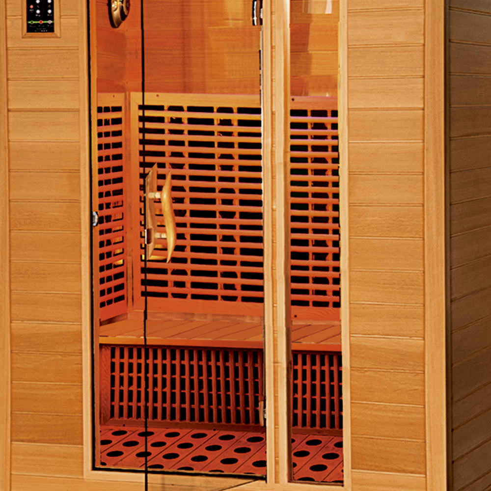 Full-Width Glass Infrared Sauna with Multi-Zone Heating CSA-794 reference view 5