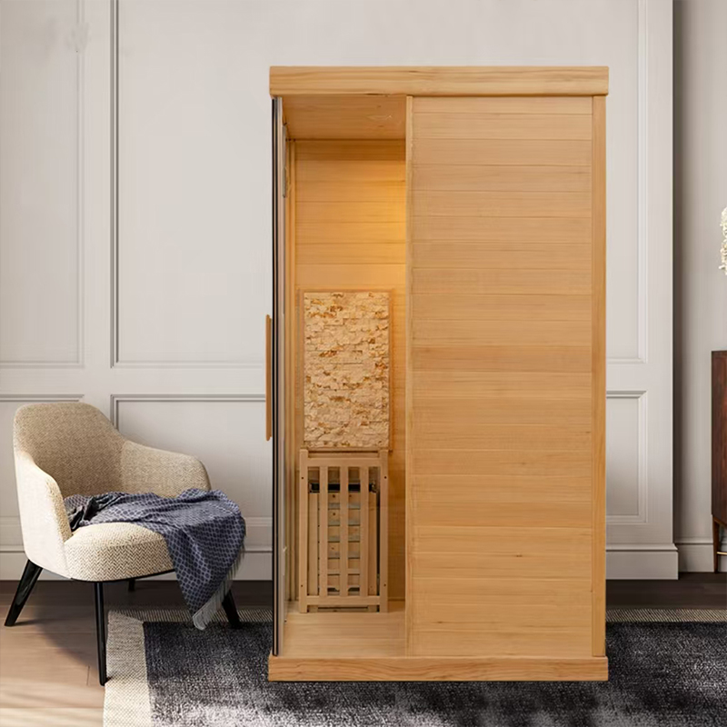 Single-Person Indoor Steam Sauna with Stone Heater Guard CSA-799 reference view 3