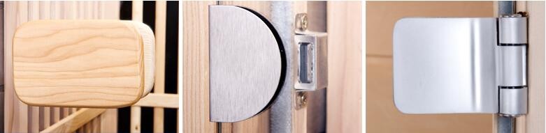 Full-Glass One-Person Infrared Sauna with Wraparound Heaters CSA-810 reference view 4