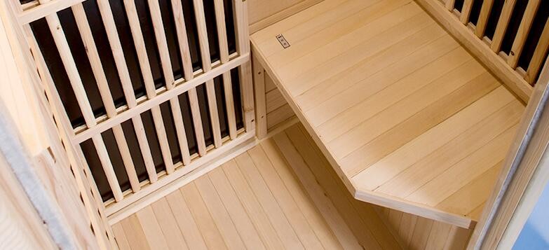 Full-Glass One-Person Infrared Sauna with Wraparound Heaters CSA-810 reference view 5