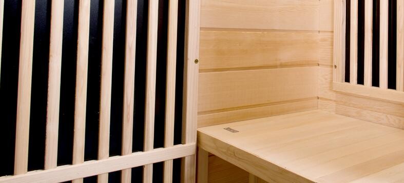 Full-Glass One-Person Infrared Sauna with Wraparound Heaters CSA-810 reference view 6