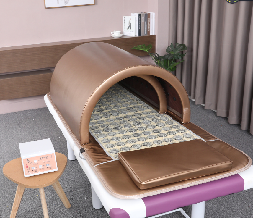 Bronze Full-Body Infrared Sauna Dome with Sliding Shell CSA-811 reference view 3