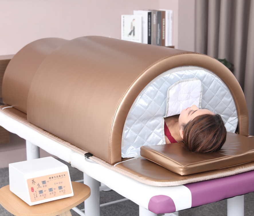Bronze Full-Body Infrared Sauna Dome with Sliding Shell CSA-811 reference view 5