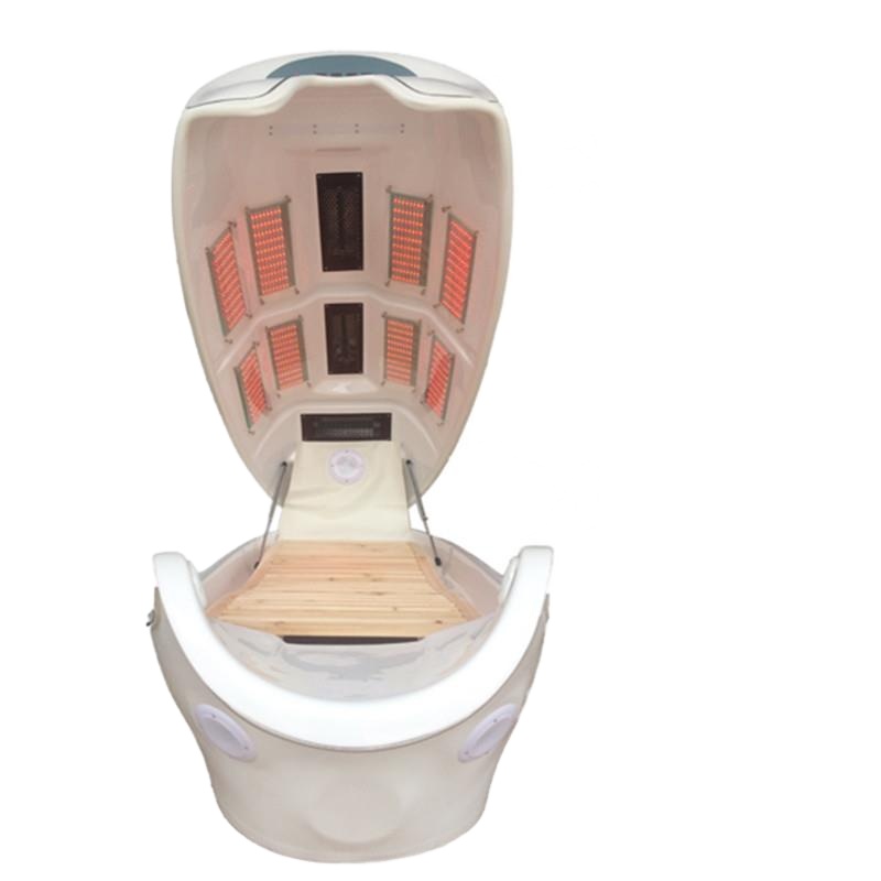 Red-Light Therapy Sauna Capsule with Clamshell Canopy CSA-812 reference view 2