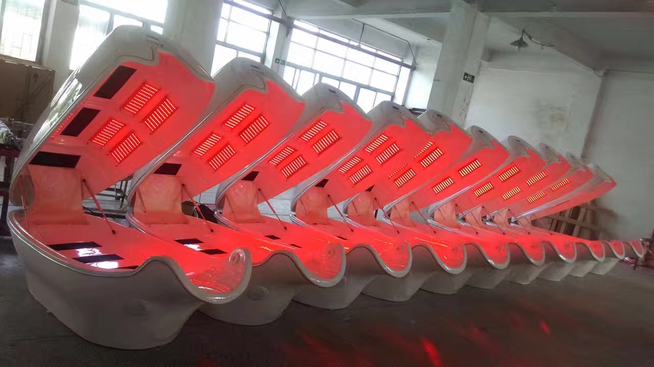 Red-Light Therapy Sauna Capsule with Clamshell Canopy CSA-812 reference view 6