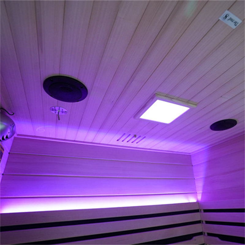 Single-Person Hemlock Infrared Sauna with Lower Red-Light Heater CSA-822 reference view 6