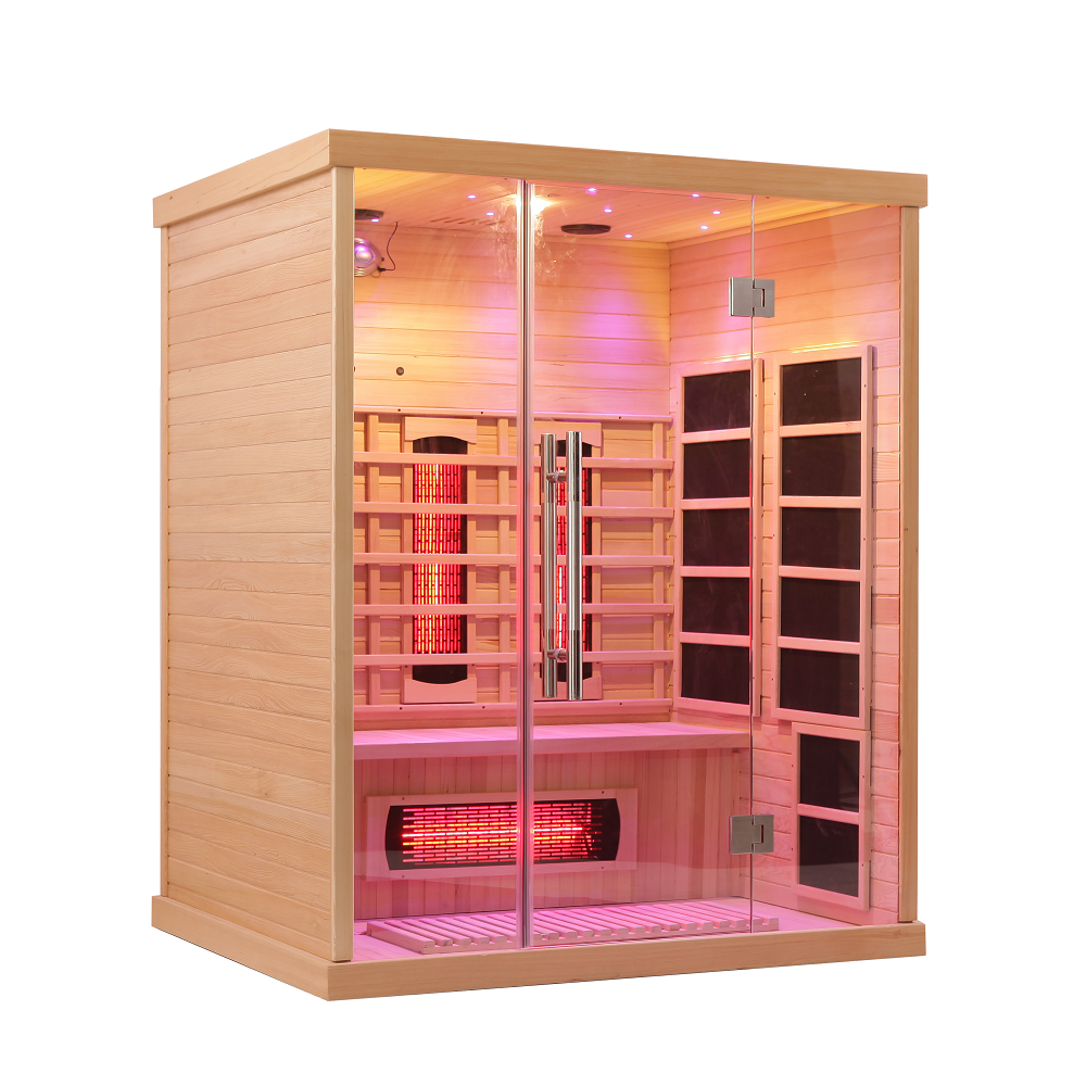 Three-Zone Full-Spectrum Infrared Sauna for 3-4 People product image