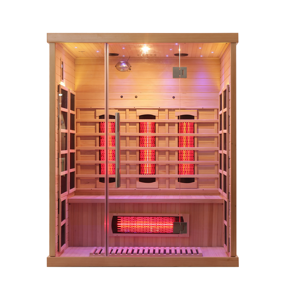 Three-Zone Full-Spectrum Infrared Sauna for 3-4 People CSA-826 reference view 2