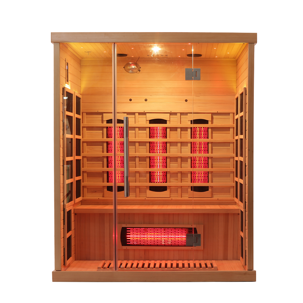 Three-Zone Full-Spectrum Infrared Sauna for 3-4 People CSA-826 reference view 3
