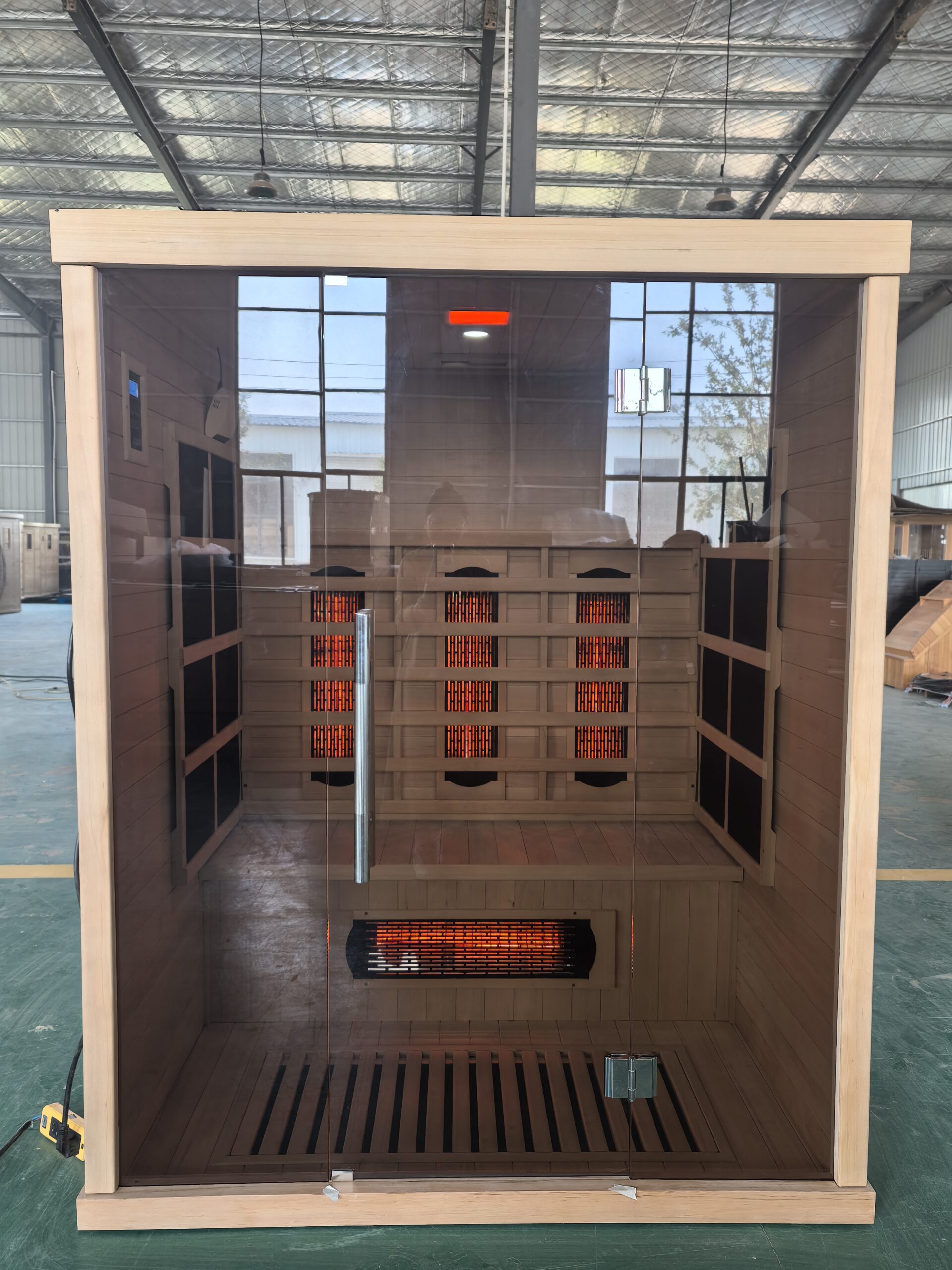 Three-Person Infrared Sauna with Triple Full-Spectrum Emitters CSA-836 reference view 2