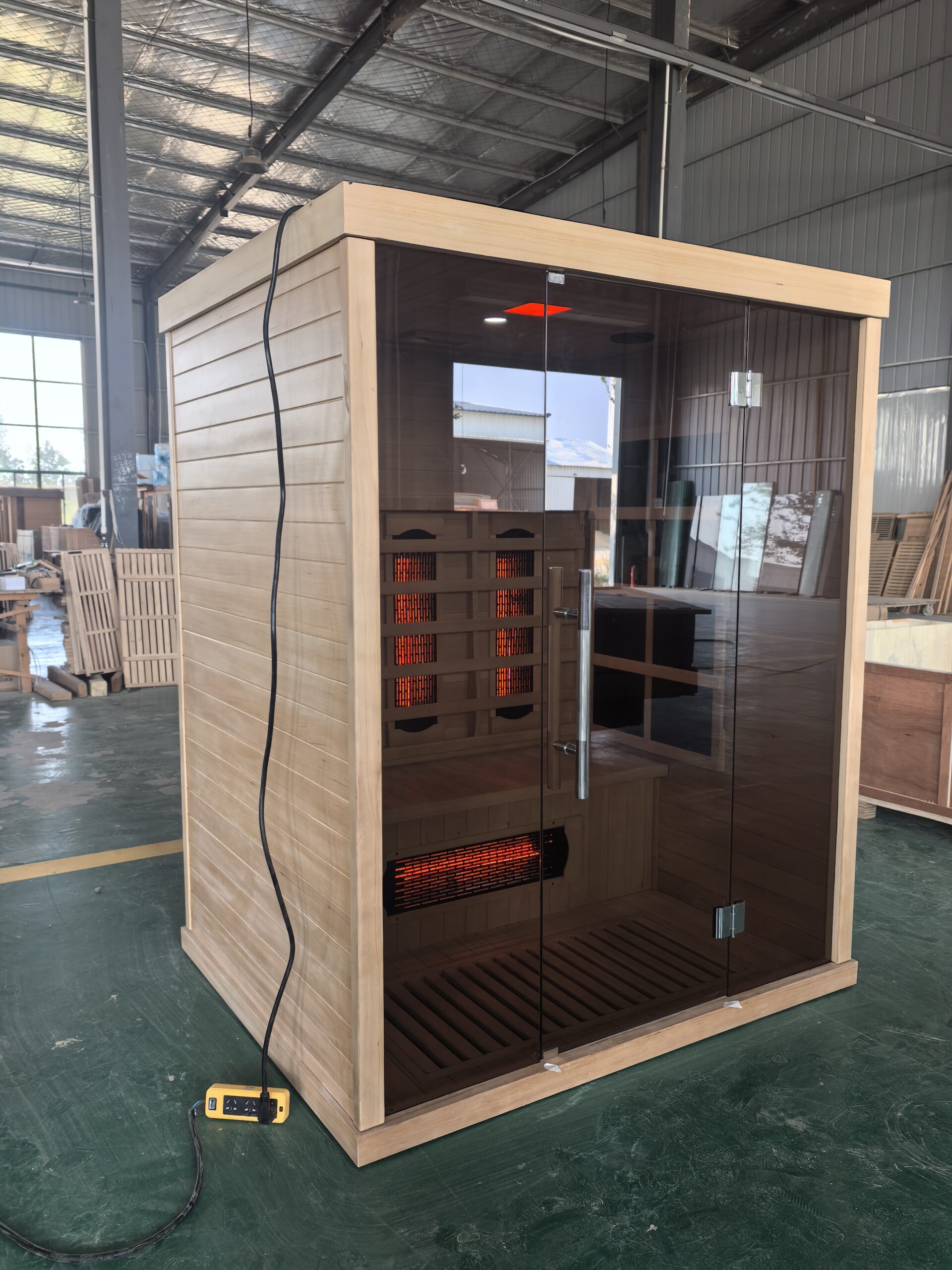 Three-Person Infrared Sauna with Triple Full-Spectrum Emitters CSA-836 reference view 3