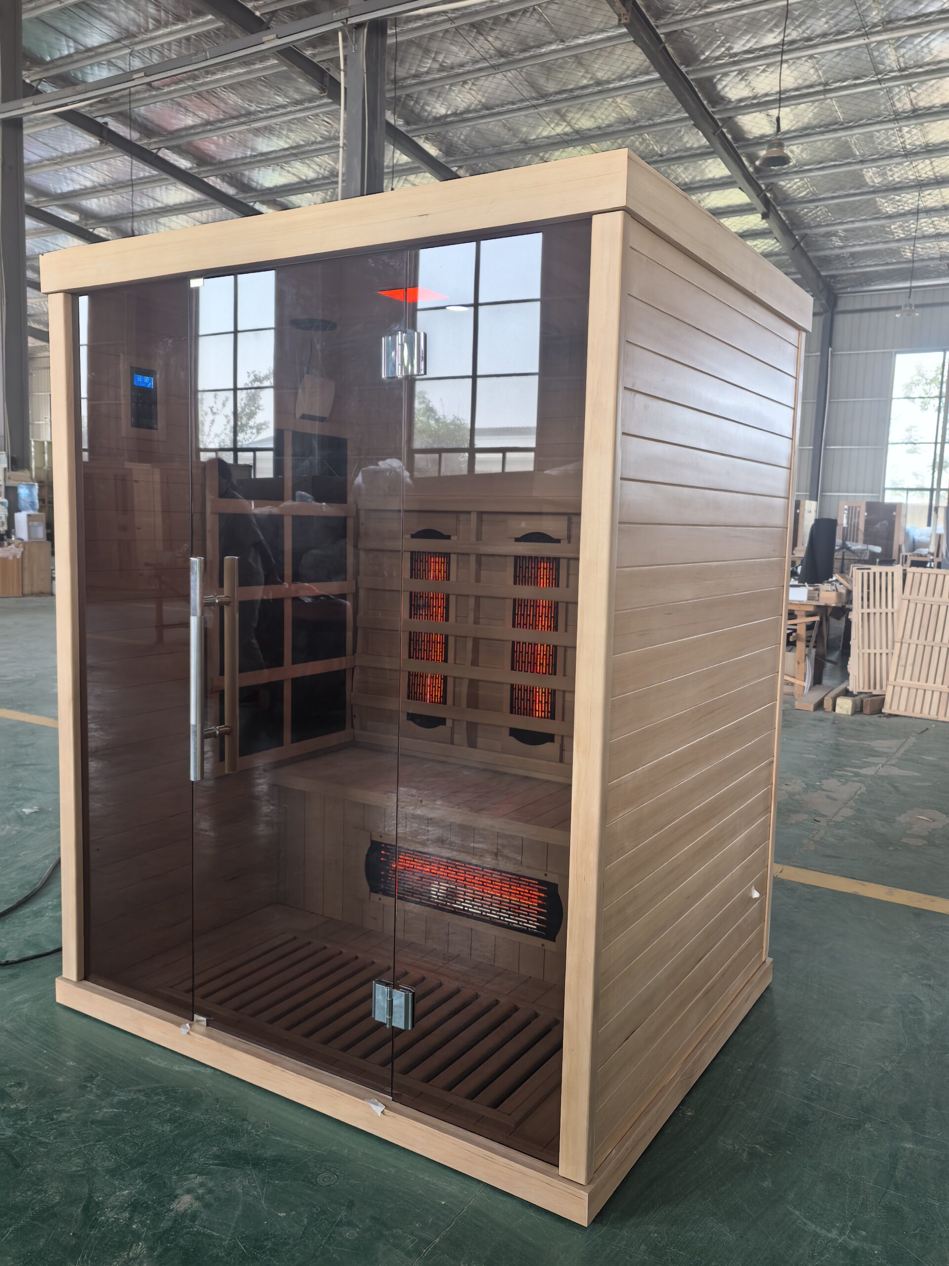 Three-Person Infrared Sauna with Triple Full-Spectrum Emitters CSA-836 reference view 4