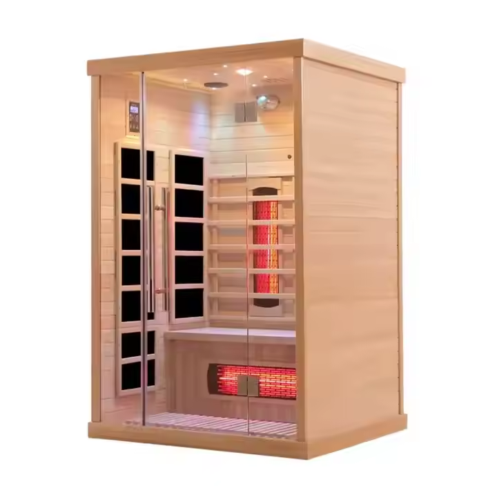 Two-Person Infrared Sauna with Twin Back Emitters and Carbon Walls product image