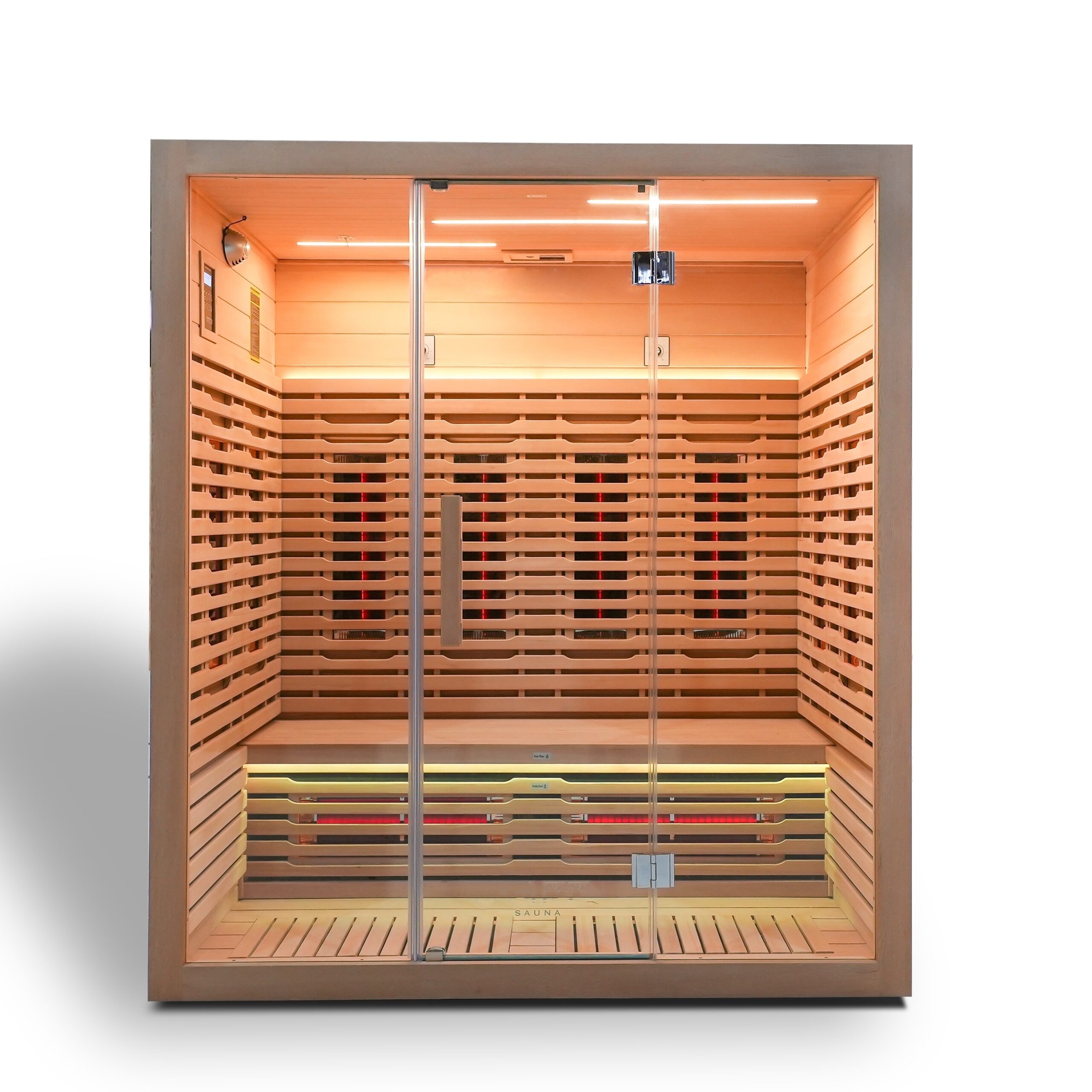 Wide Four-Person Full-Spectrum Sauna with Triple Emitters product image