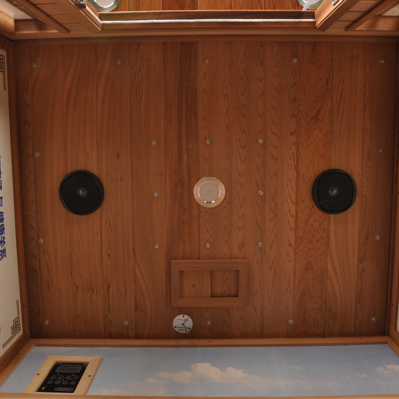 Two-Person Red Cedar Infrared Sauna with Roof Glazing CSA-849 reference view 3