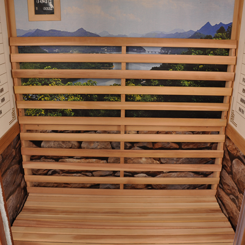 Two-Person Red Cedar Infrared Sauna with Roof Glazing CSA-849 reference view 4