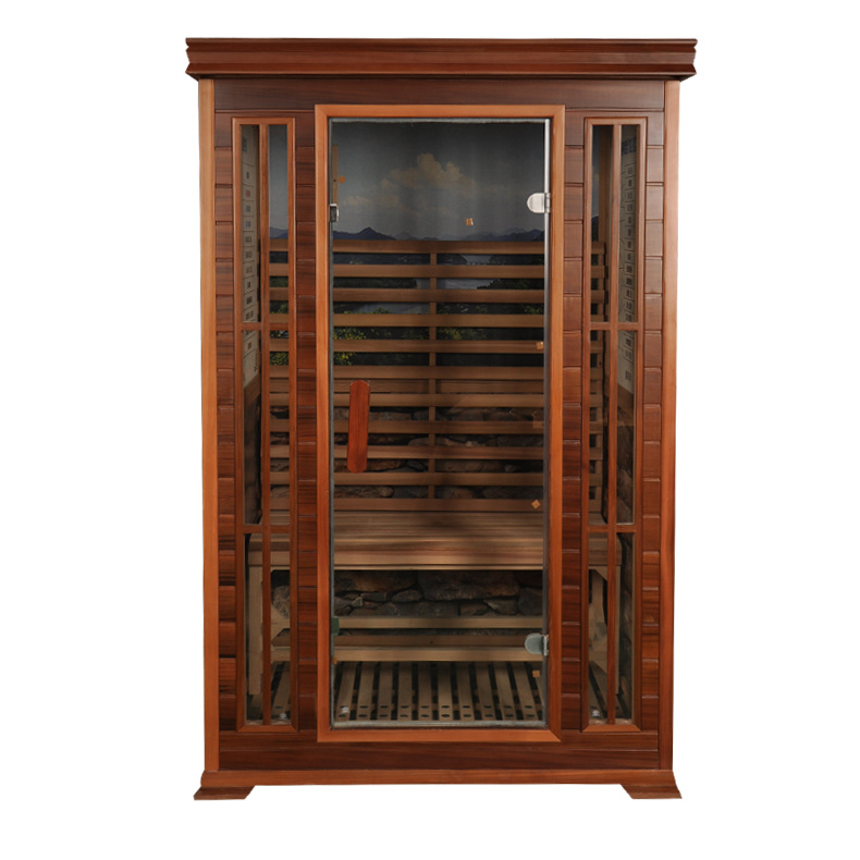 Two-Person Red Cedar Infrared Sauna with Roof Glazing CSA-849 reference view 6