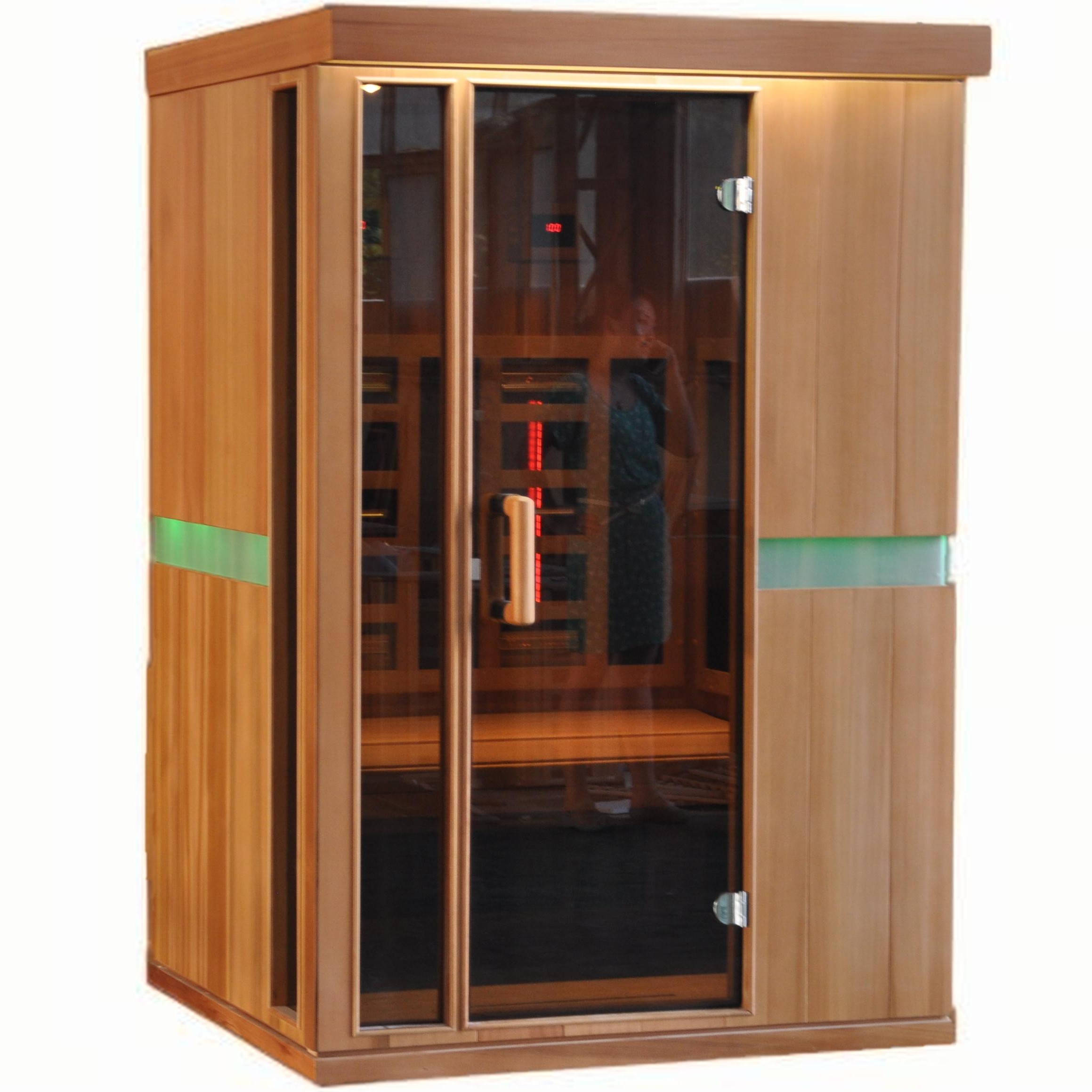 Two-Person Full-Spectrum Sauna with Horizontal Light Band CSA-850 reference view 3
