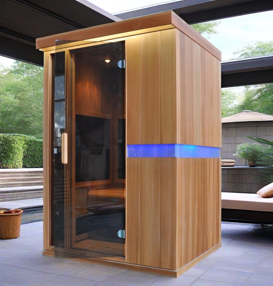 Two-Person Full-Spectrum Sauna with Horizontal Light Band CSA-850 reference view 6