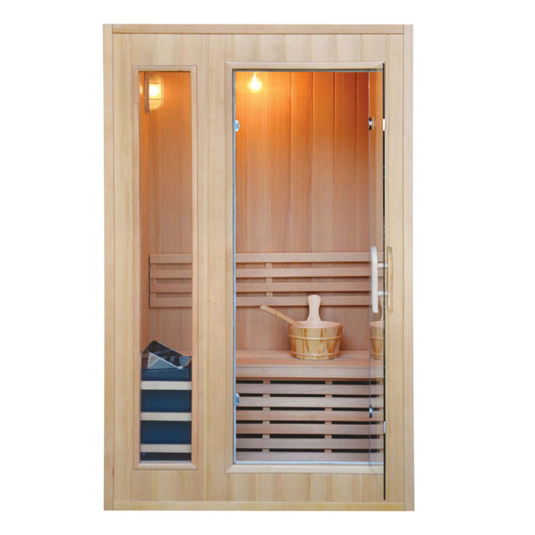 Compact traditional cabin sauna CSA-852 second reference view