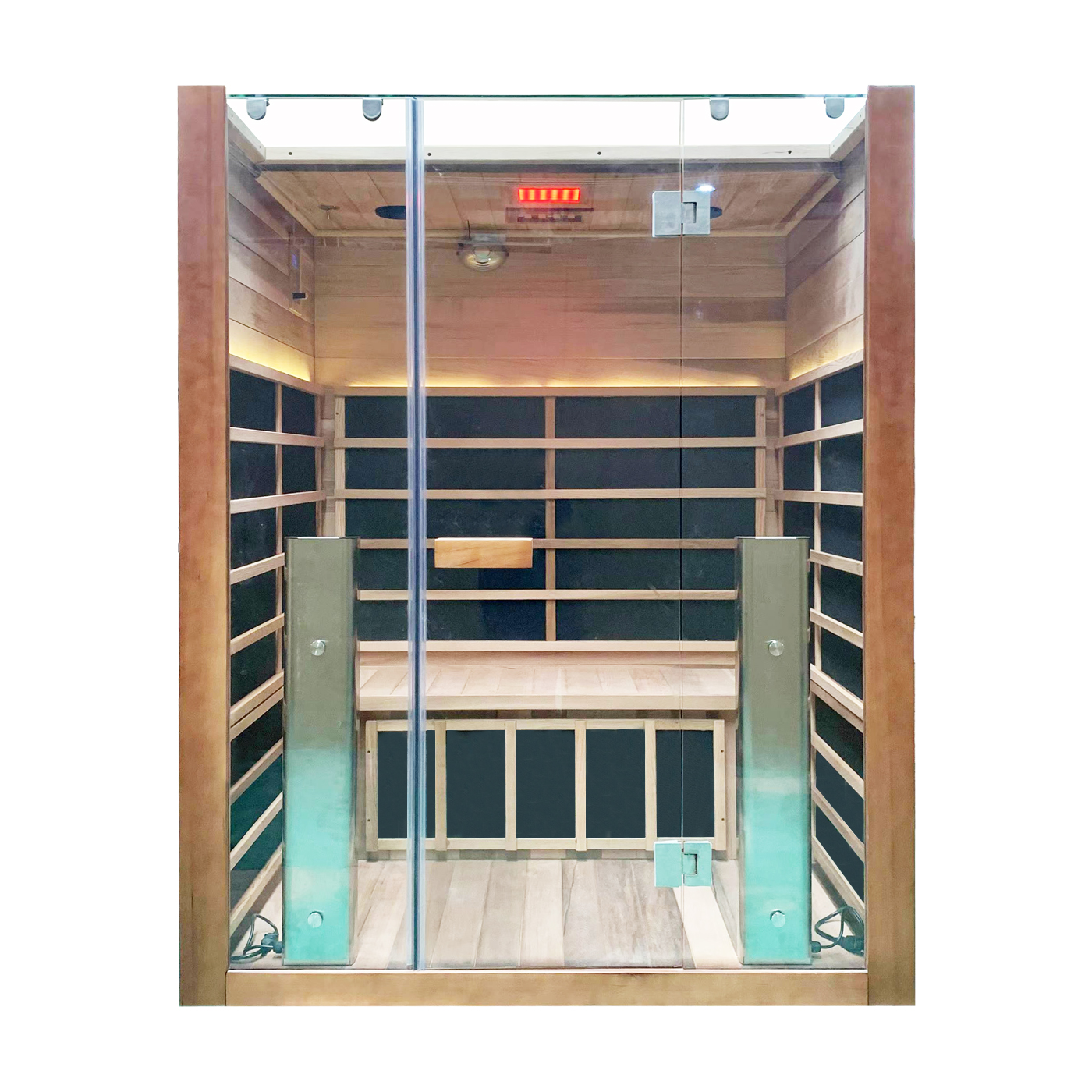 Two-Person Infrared Sauna with Glass Roof and Ceramic Emitters product image
