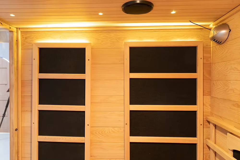 Three-Person Infrared Sauna with Red-Light Panel CSA-863 reference view 6