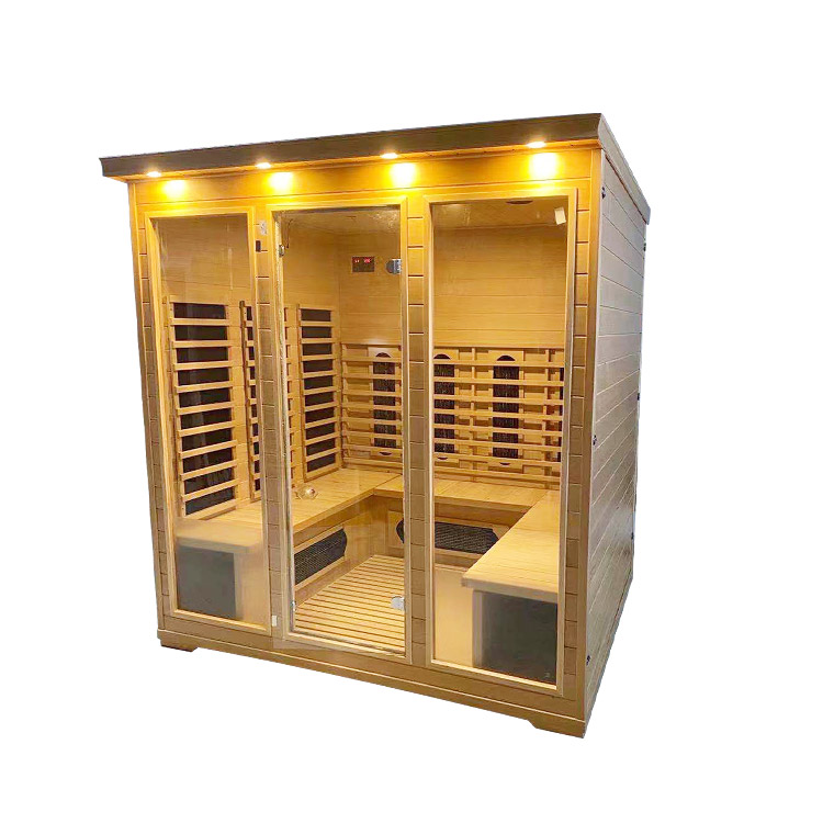 Three-Person Infrared Sauna with Twin Side Benches CSA-873 reference view 2