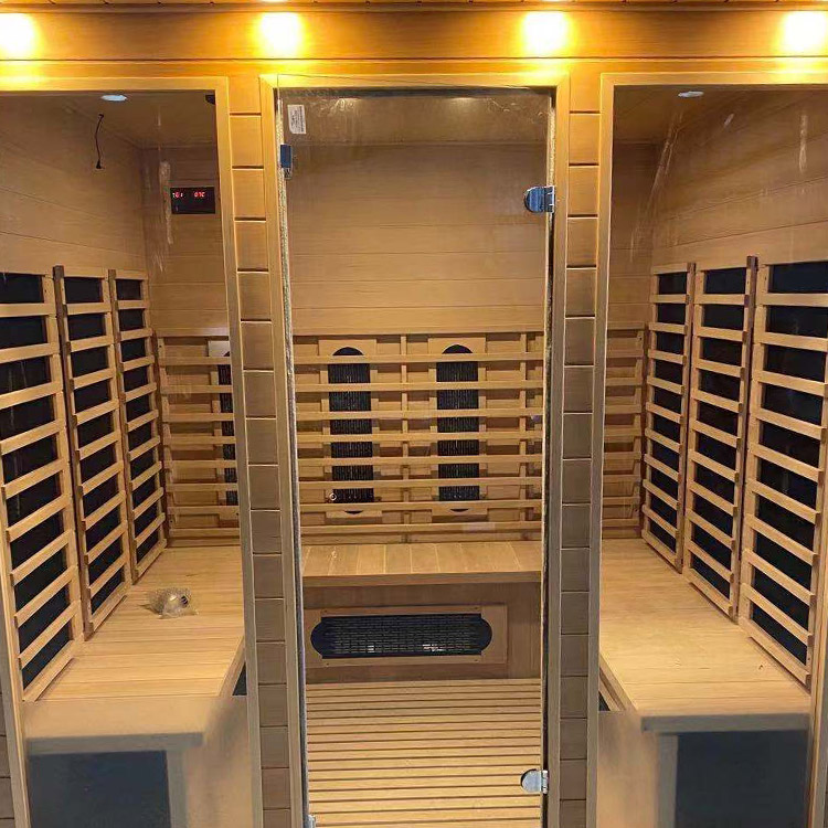 Three-Person Infrared Sauna with Twin Side Benches CSA-873 reference view 4