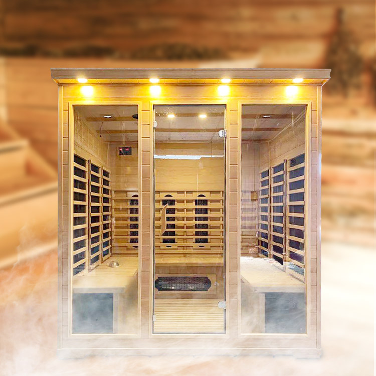 Three-Person Infrared Sauna with Twin Side Benches CSA-873 reference view 5