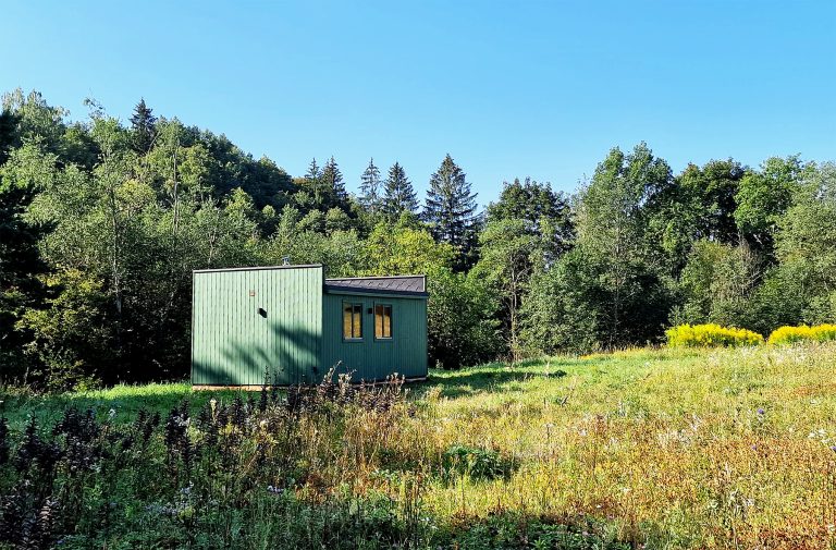 Green Insulated Sauna Cabin with Wood Stove CSA-881 reference view 6