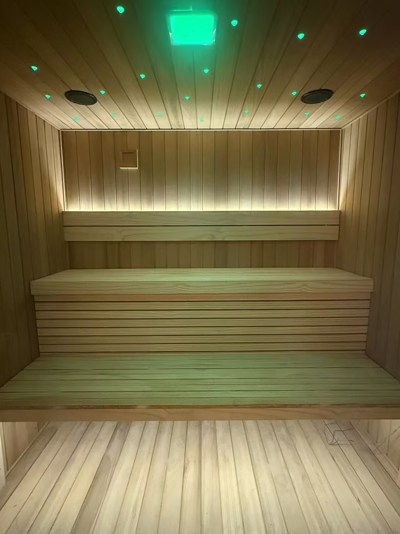 Rounded-Corner Cedar Sauna Cabin with Dark Exterior CSA-883 reference view 6