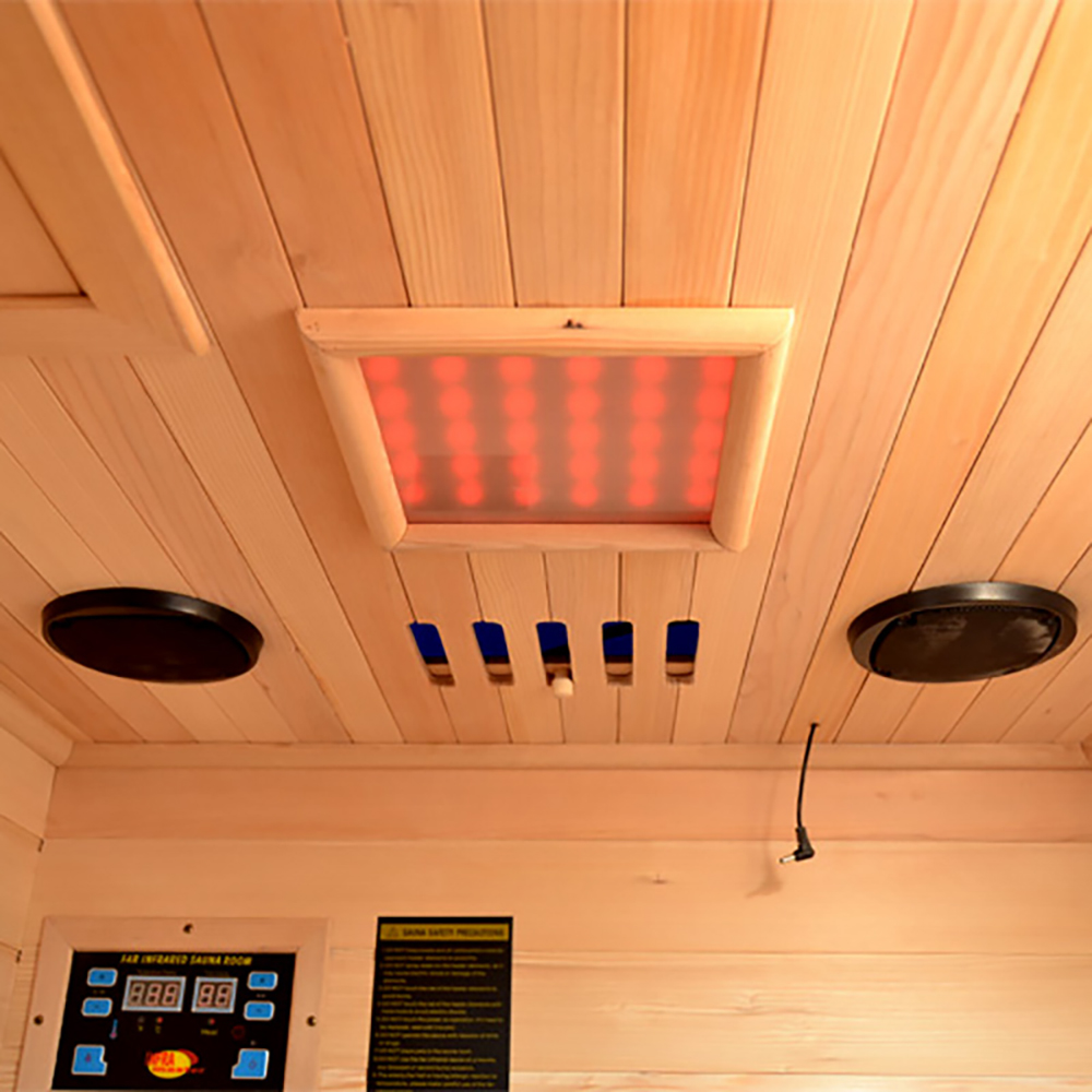 One-Person Compact Infrared Sauna with Glass Door CSA-885 reference view 6