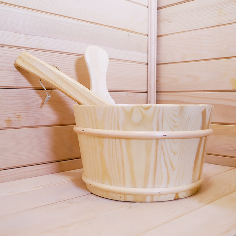 Wide Traditional Hemlock Sauna with Accessory Kit CSA-893 reference view 2
