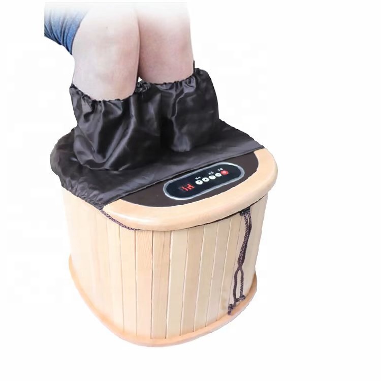 Infrared Foot Sauna Barrel with Heated Stone Top CSA-897 reference view 2