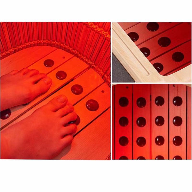 Infrared Foot Sauna Barrel with Heated Stone Top CSA-897 reference view 5
