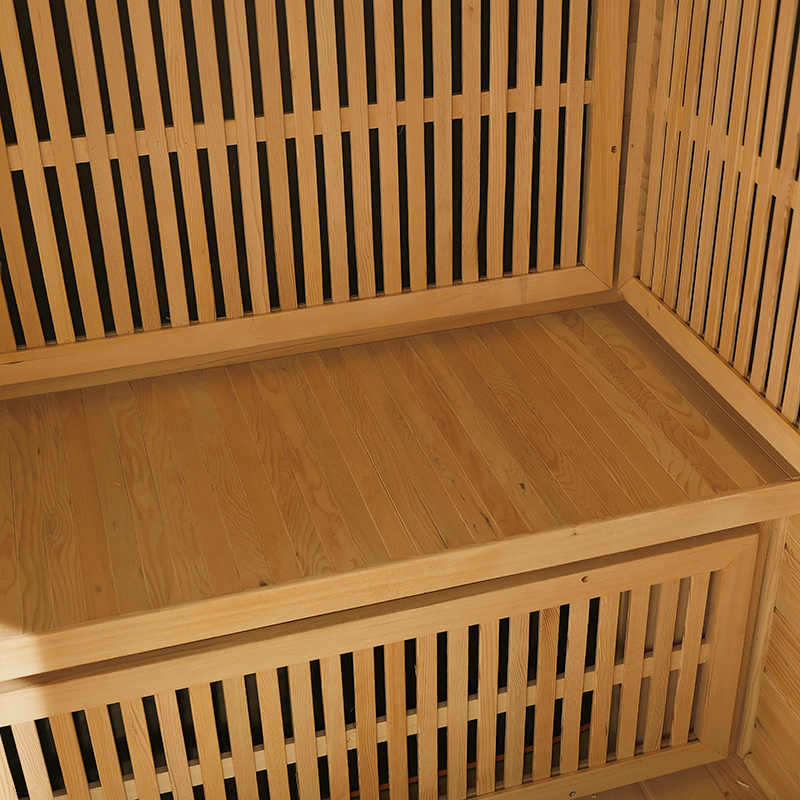 Compact Infrared Sauna with Red-Light Panel CSA-904 reference view 3