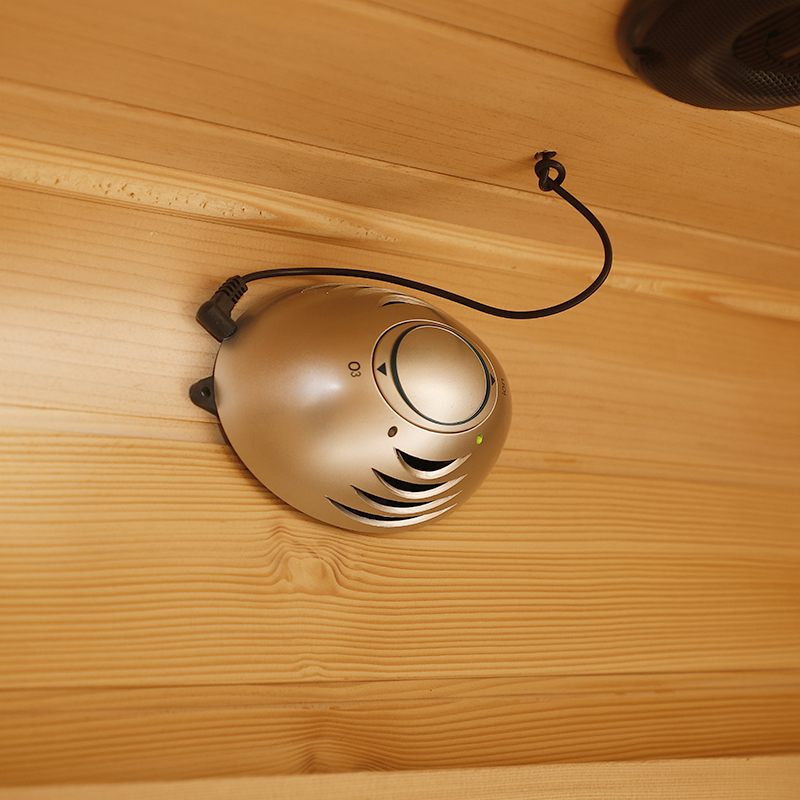 Compact Infrared Sauna with Red-Light Panel CSA-904 reference view 5