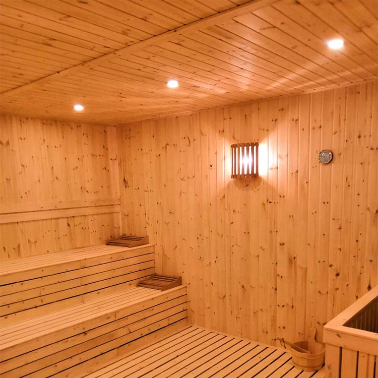 Three-Window Gable-Roof Sauna Cabin CSA-910 reference view 2