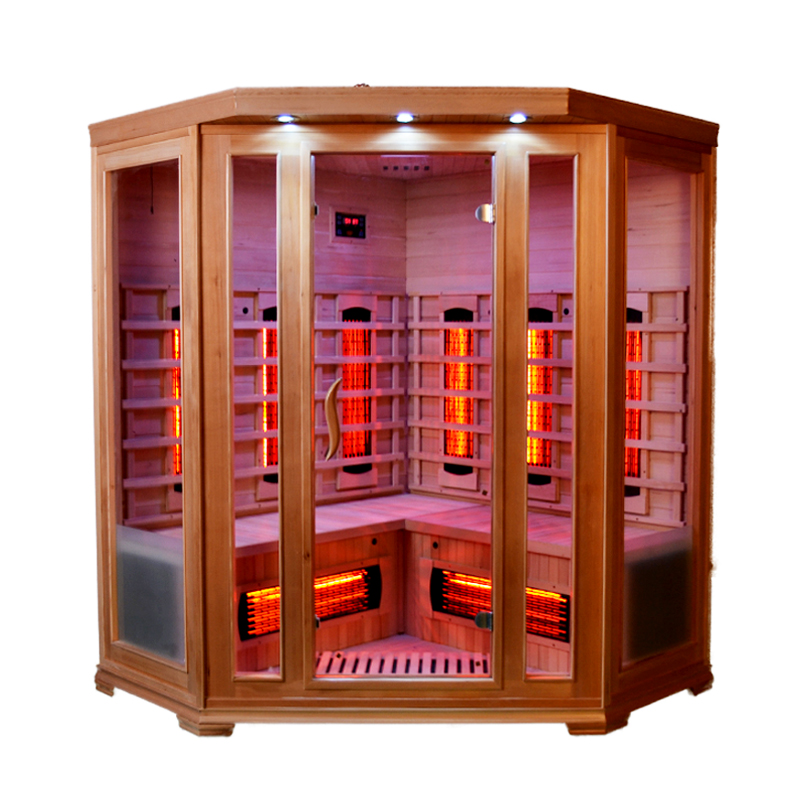 Corner Infrared Sauna with Full-Spectrum Heater Walls product image