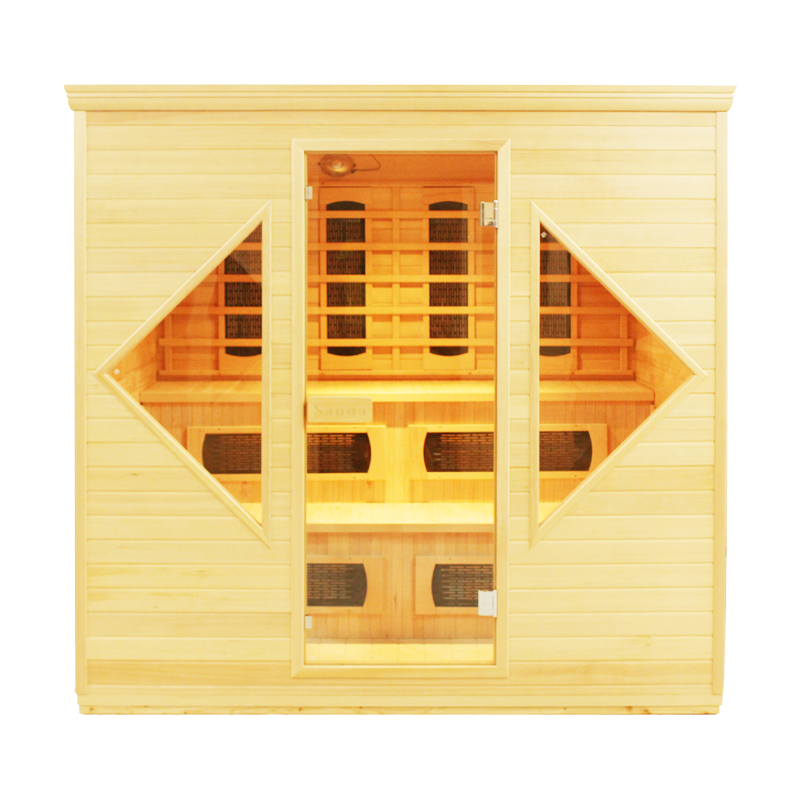 Diamond-Window Hemlock Infrared Sauna product image