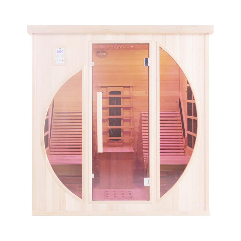 Round-Window Four-Seat Infrared Sauna product image