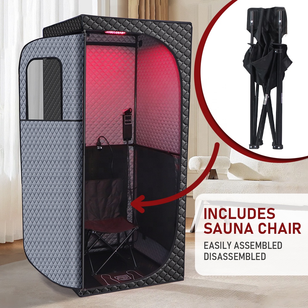 Folding Infrared Sauna Tent with Six Heating Panels CSA-917 reference view 5