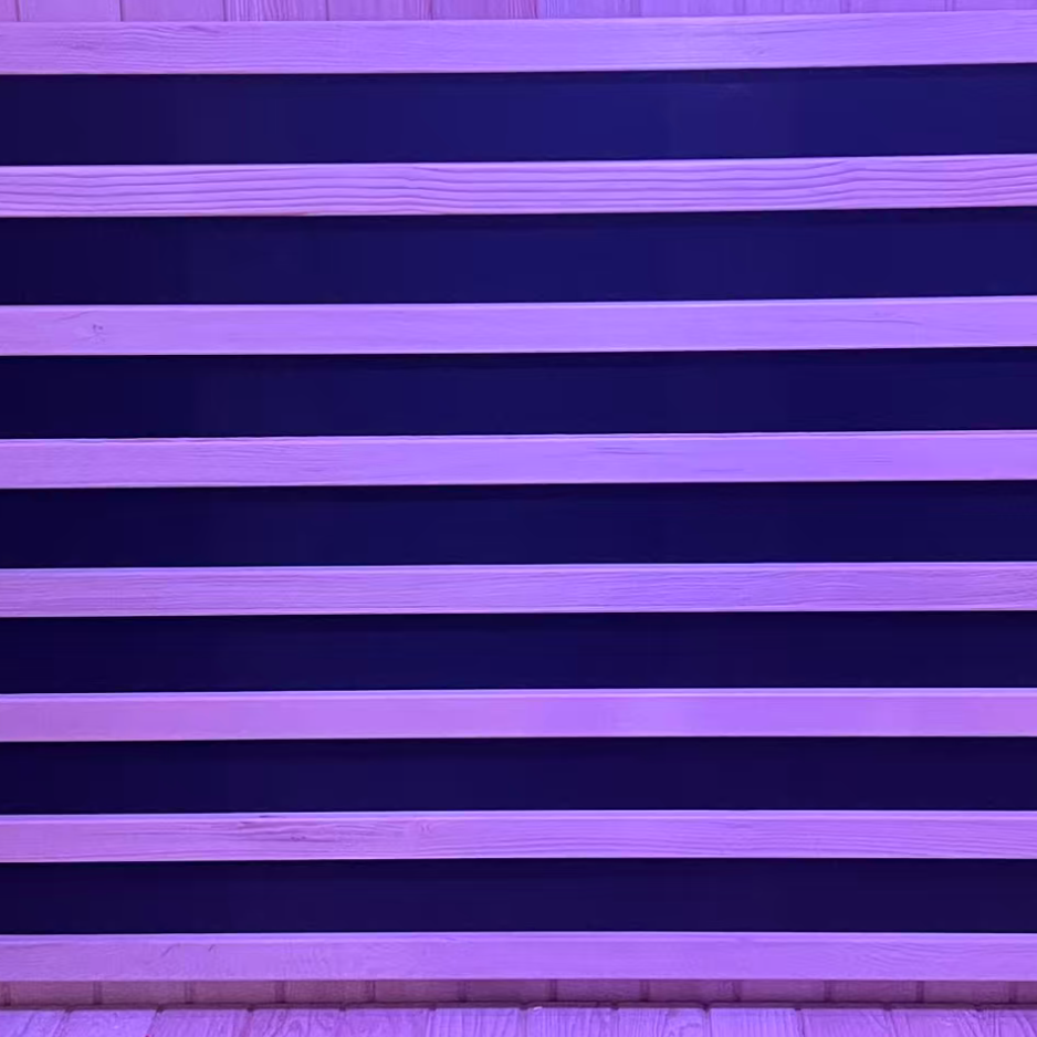 Black-Frame Infrared Sauna with Purple Lighting CSA-918 reference view 5