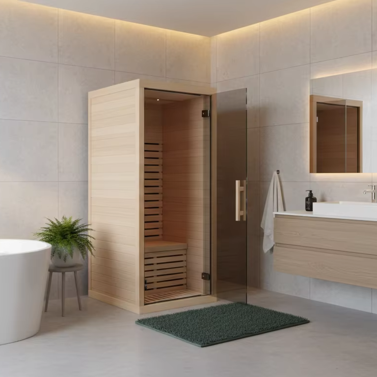Single-Person Red-Light Infrared Sauna Cabin CSA-932 reference view 4